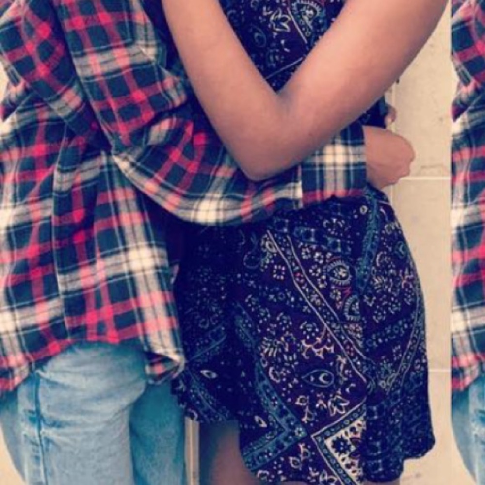 Patterned Multicolored American Eagle Romper Sz S - image 2